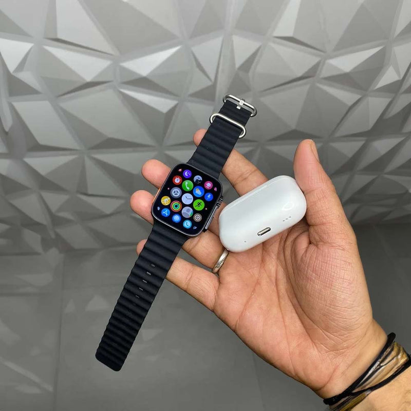 SmartWatch 9 ULTRA 2™ + Air pods + 12 correas de obsequio